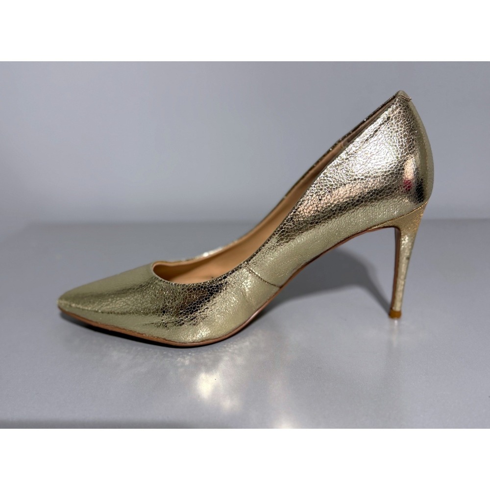 Steve Madden Luiza Gold Metallic Pointed Toe Stiletto Pumps Women's Size 8M - Picture 6 of 11